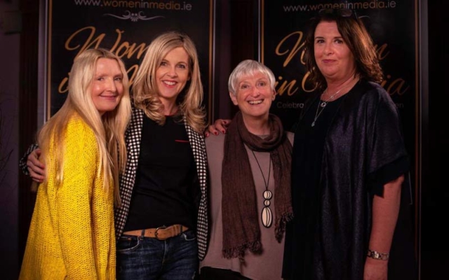 Bestselling Irish authors in a group shot at Ireland's 2019 Women In Media weekend at Kilcooley's Hotel, Kerry. Shown left to right, Clauda Carroll, Sinéad Moriarty,  author of the Finfarran novels Felicity Hayes-McCoy, and Barbara Scully